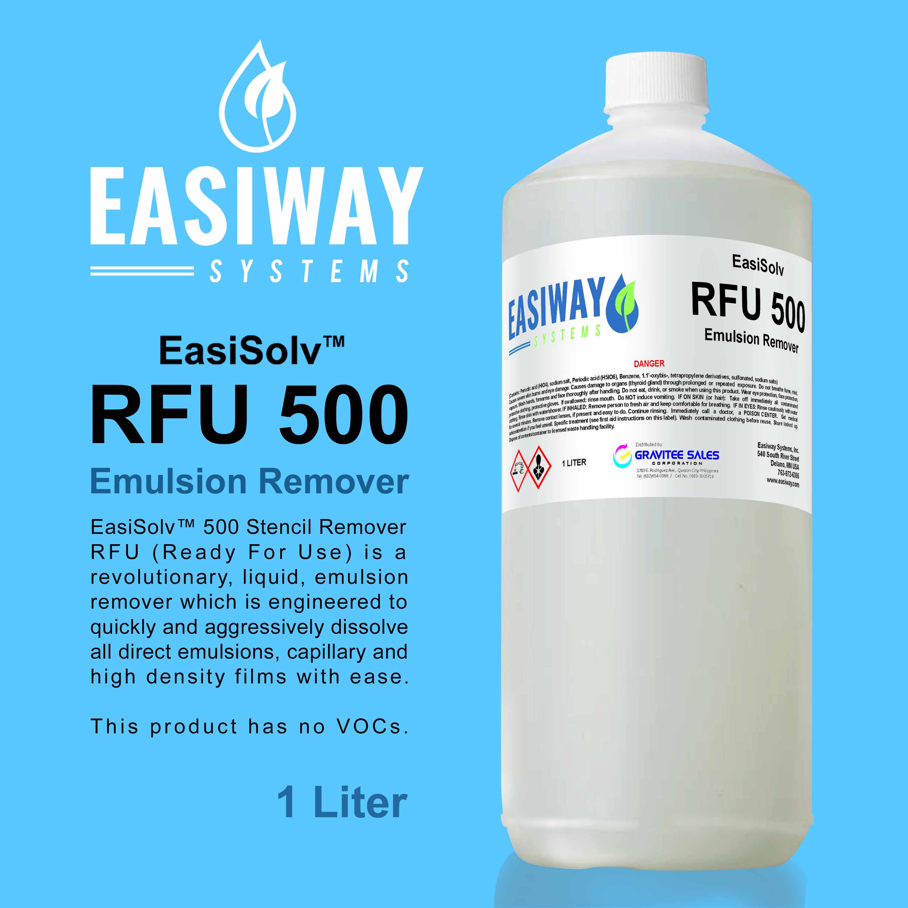 500 RFU Emulsion Remover - Gallon