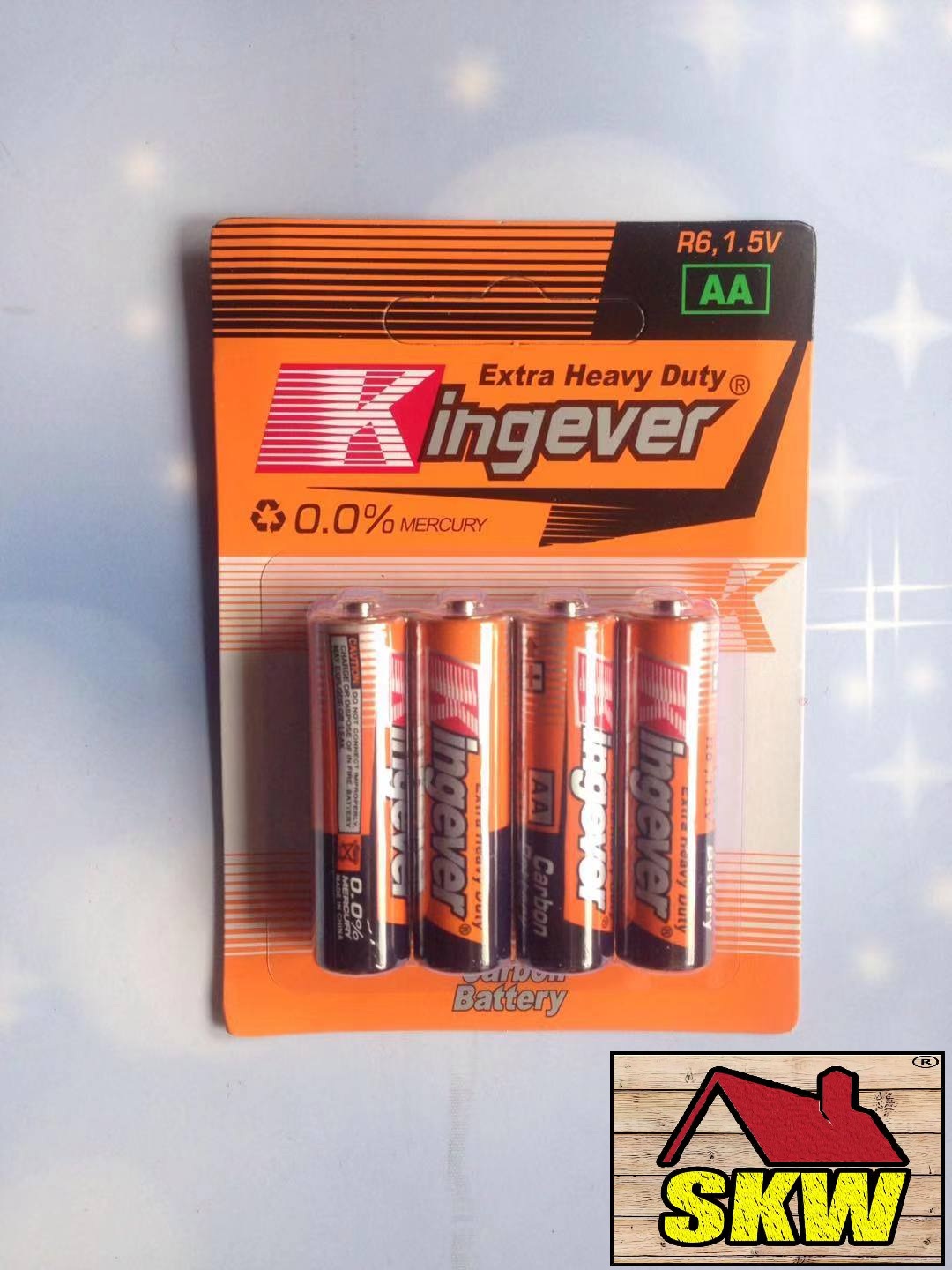 Kingever Battery 4pcs Extra Heavy Duty Aaaaa Carbon Battery 4pcs Per