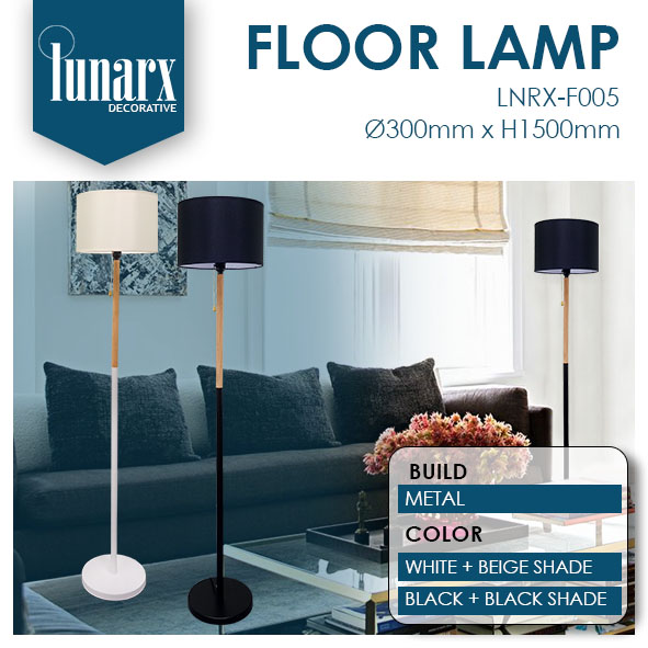 Lunarx Nordic Floor Lamp Shade Stand For Room Light Decor For Room Lamp