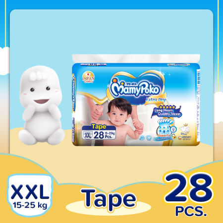 MamyPoko Extra Dry Xxl - 28 pcs x 1 pack - Tape Diaper