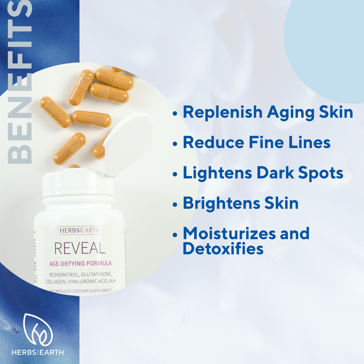 reveal glutathione REVEAL and VITAMIN C 1000mg Age Defying, Whitening Glowing Skin Anti  Wrinkle, Collagen, Resveratrol Glutathione Vit C,Complex with Bioflavonoids  Rose Hips Hyaluronic Acid, ALA All Natural, 60 Potent Caps of REVEAL &