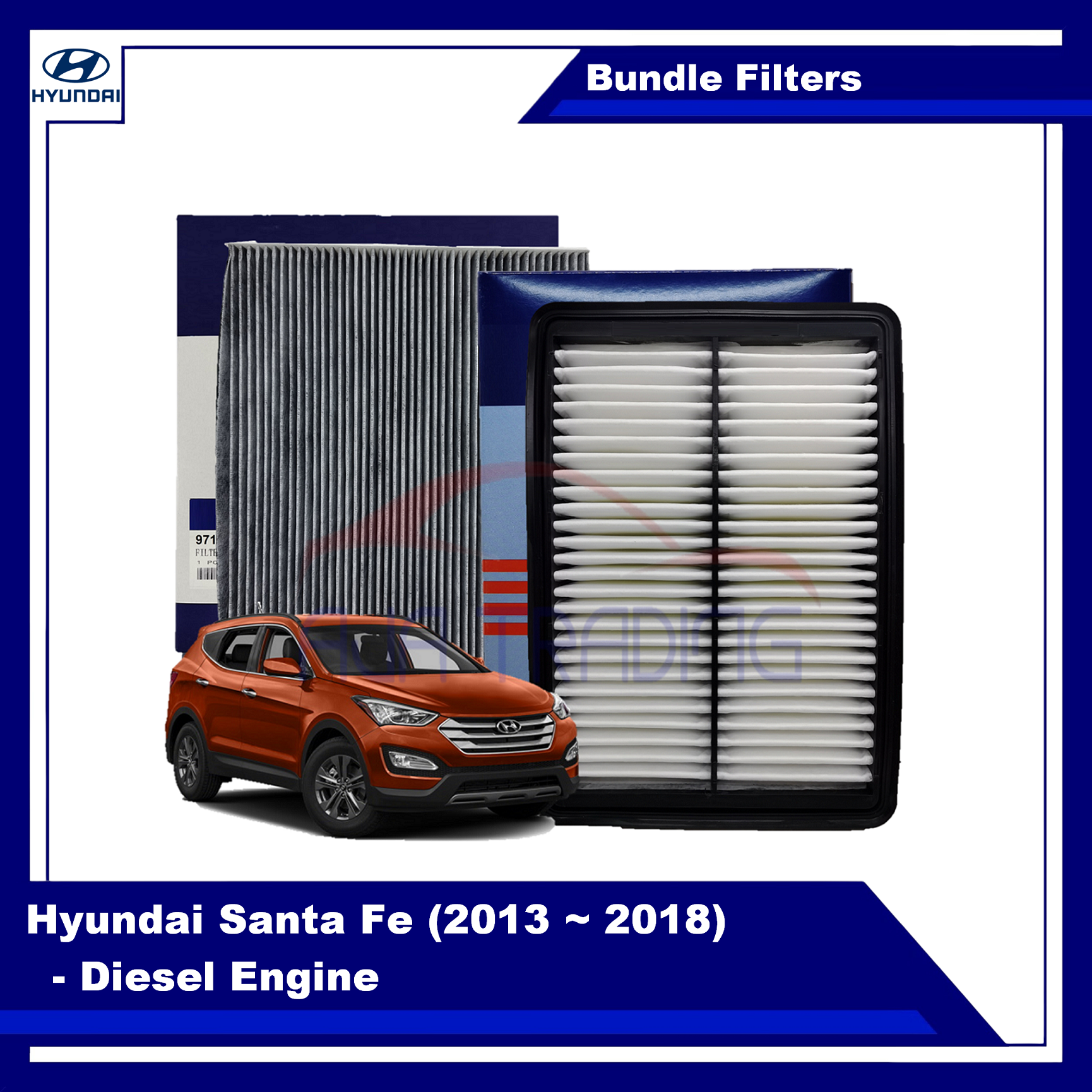 Cool Air Filter For Hyundai Santa Fe Gallery