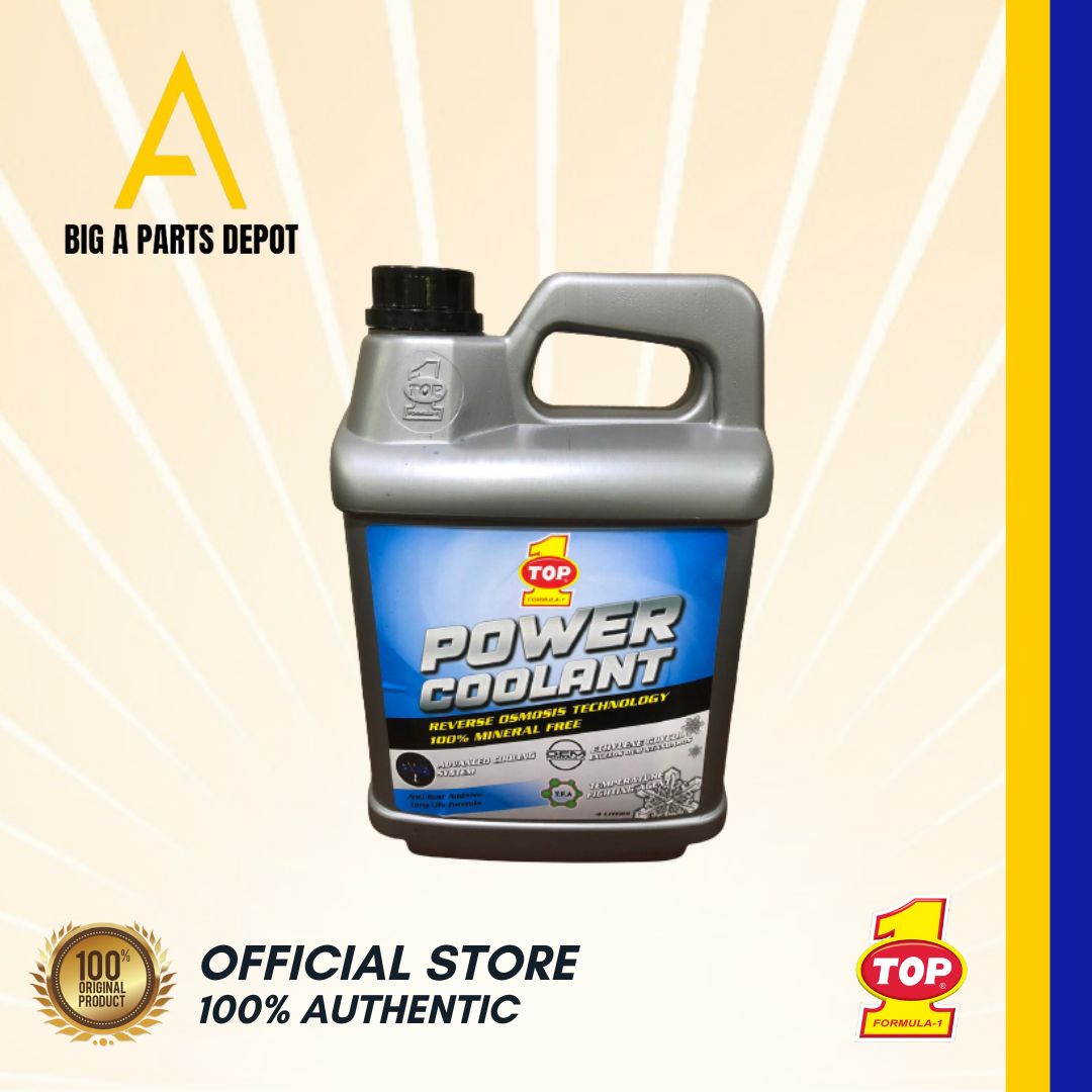 Top 1 - Long Life Radiator Power Coolant BLUE Gallon 4 Liters (RECOMMENDED  FOR HONDA, MITSUBISHI) | Lazada PH