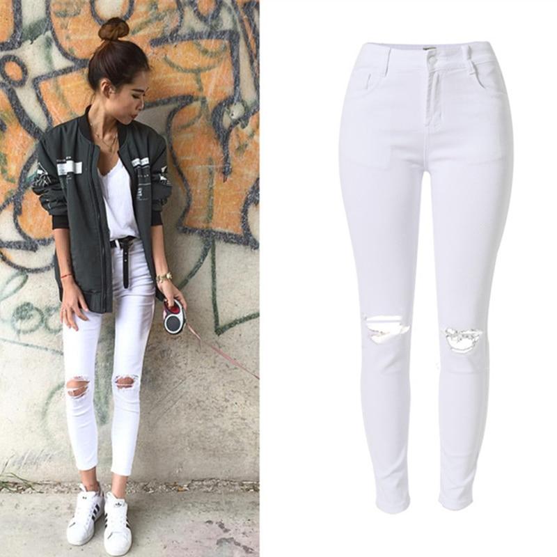 white jeans for women