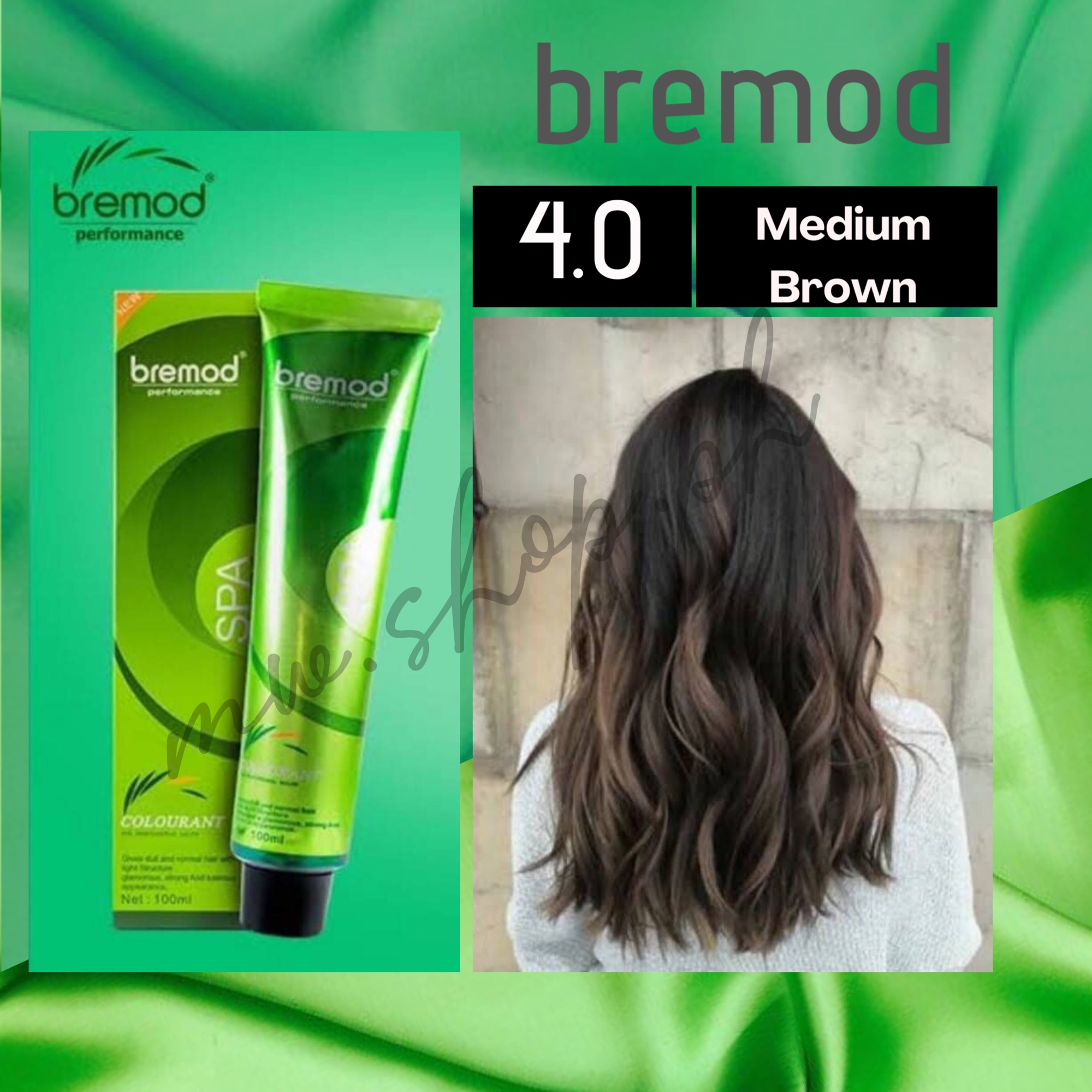 BREMOD Hair Color 100ml SET with Oxidizer (4.0 MEDIUM BROWN) | Lazada PH