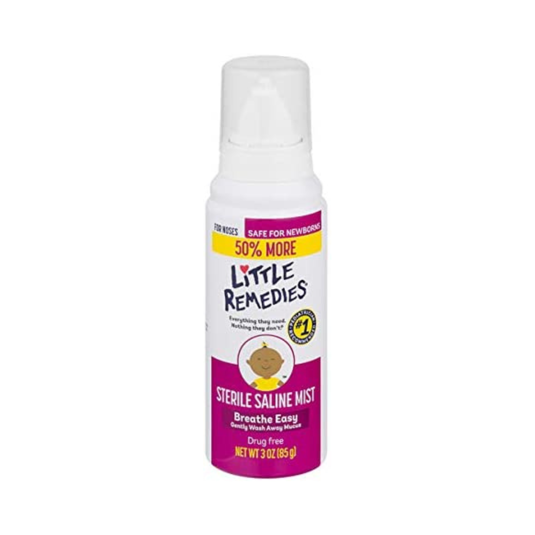 EXPIRY 02/2024 Little Remedies Sterile Saline Mist, Breathe Easy Gently