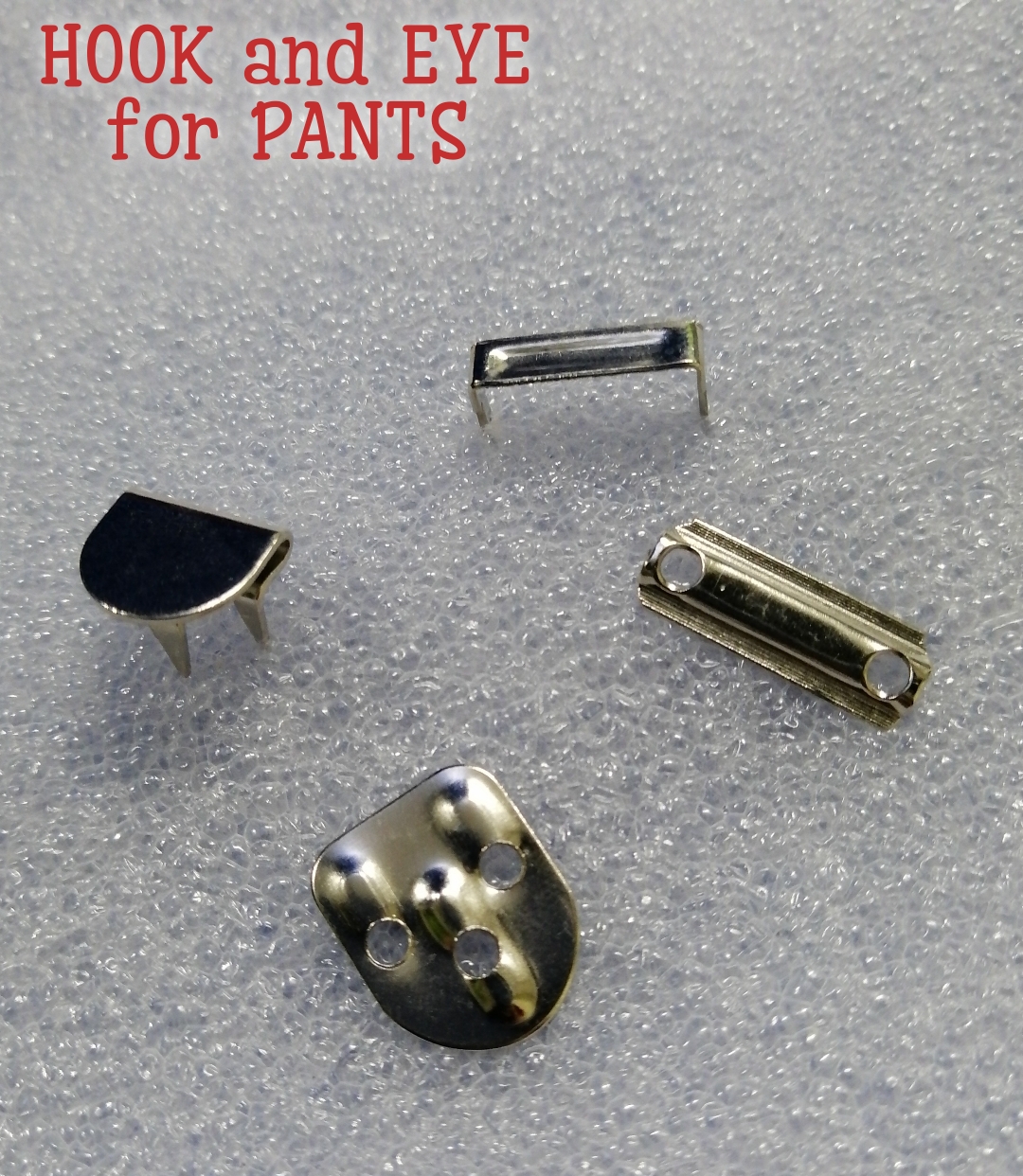 HOOK AND EYE FOR PANTS #833-L SEWING ACCESSORIES (144 SETS/PACK