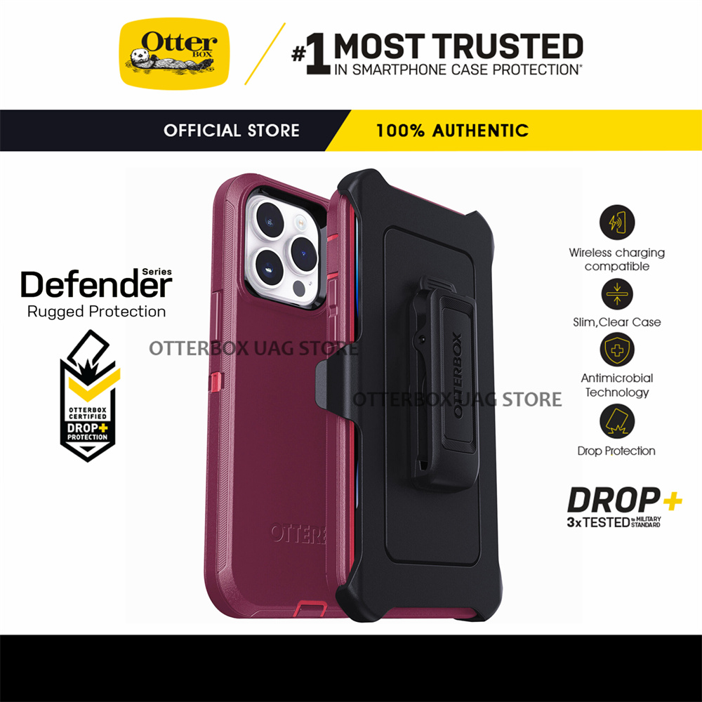 Ốp lưng otterbox defender cho apple iphone 15 pro max / 15 pro / 15 plus / 15 / 14 pro max / 14 pro / 14 plus / 14 / 13 12 pro max / 13 12 mini / 11 pro max / 11 pro / 11 / xs max / xr / xs / x / 8 7 plus / se2