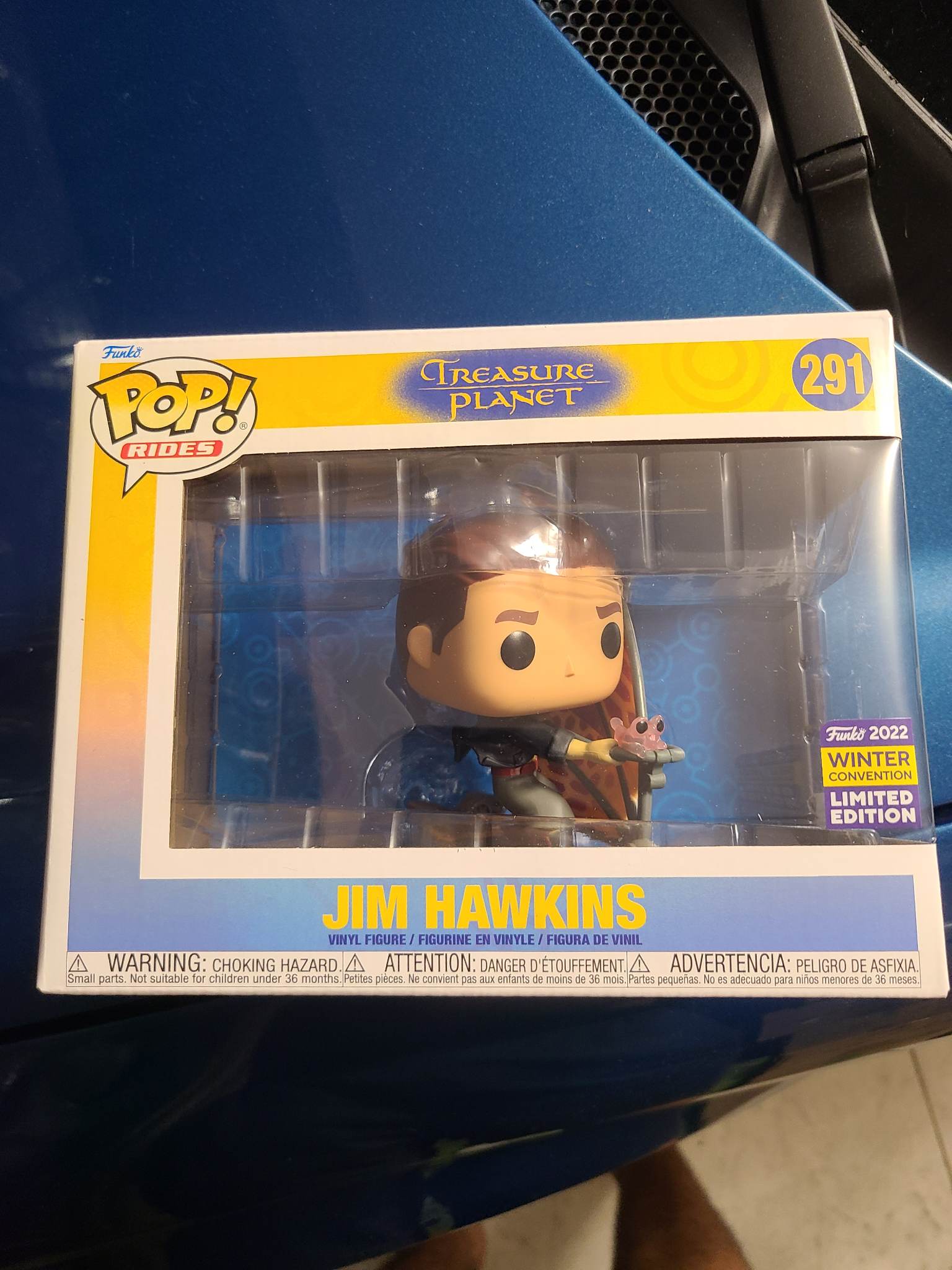 Funko Pop Jim Hawkins Treasure Planet Winter Convention Shared Exclusive  WCE FCE 2022