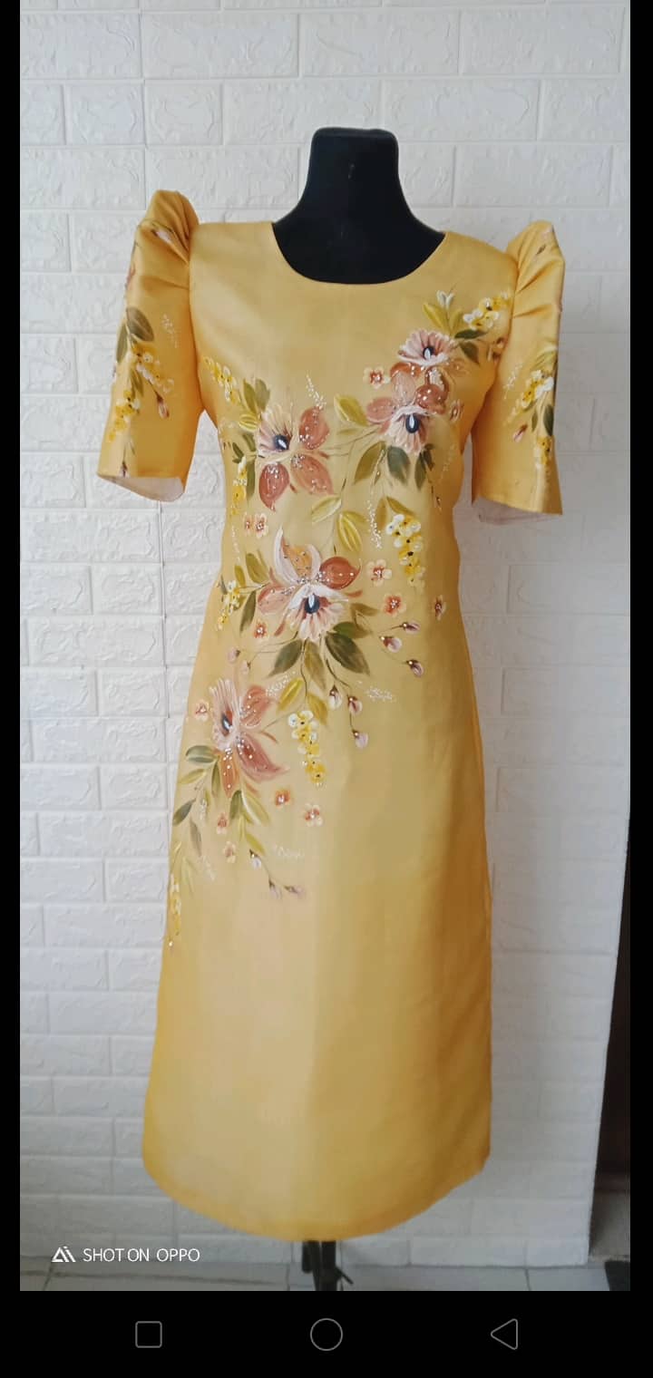 Elegant and quality ladies barong and filipiñana dress or gown for ...