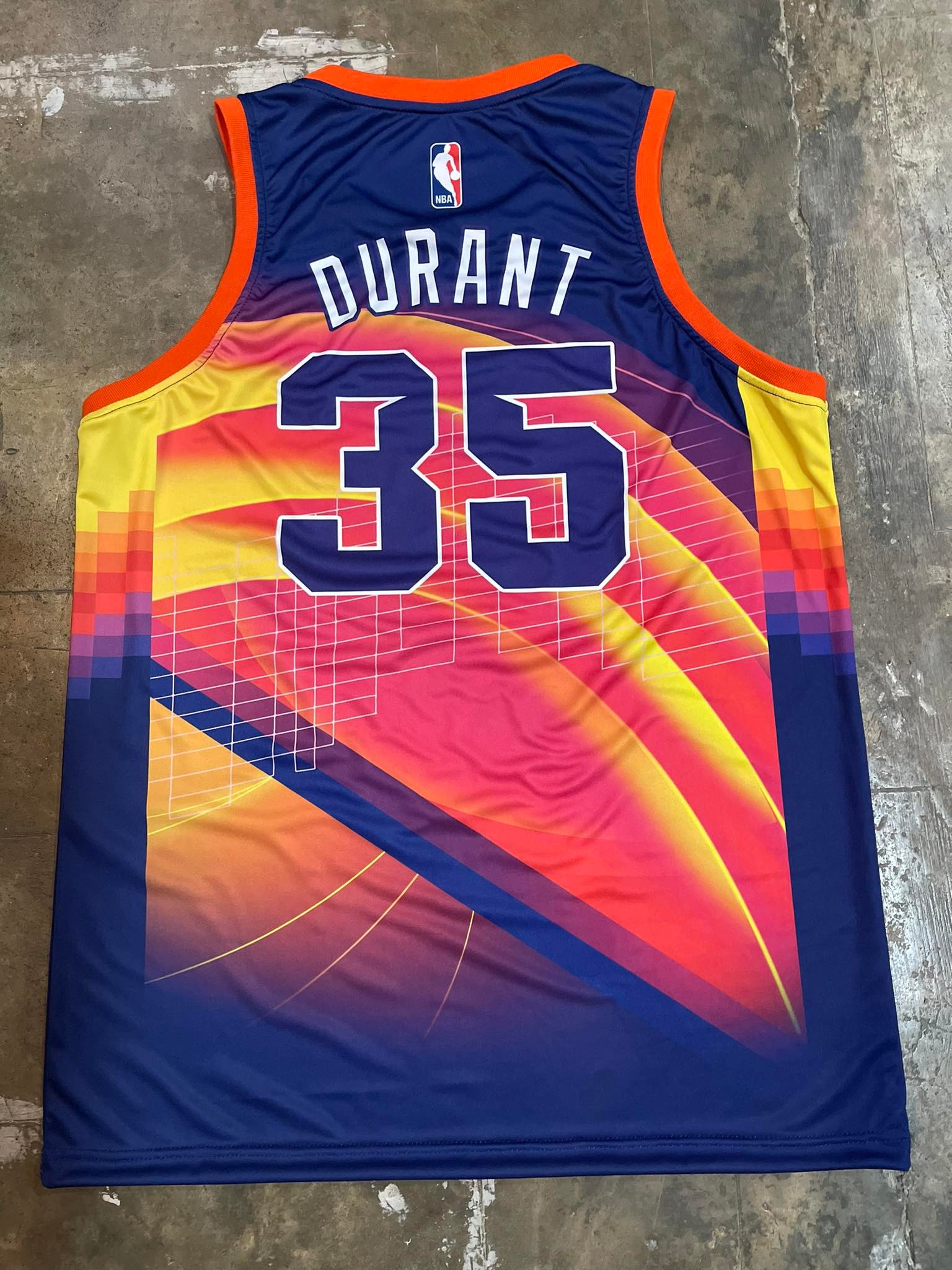 Phoenix Suns Kevin Durant 2022-23 Valley City Jersey Black – US Soccer Hall