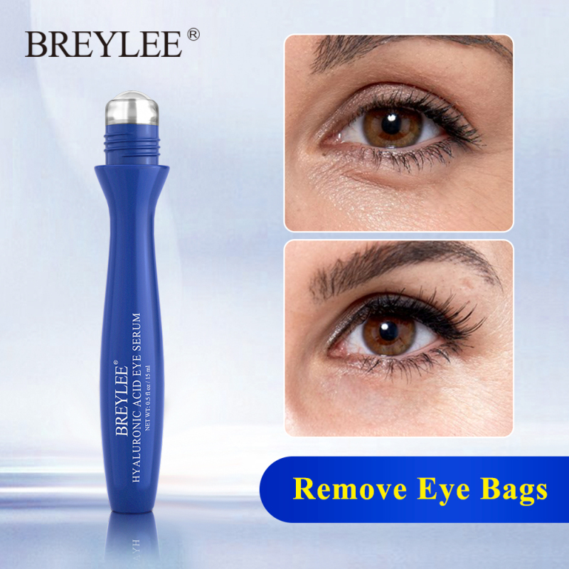 BREYLEE Serum Mắt Axit Hyaluronic Kem Mát Xa Mắt, Túi Đựng Mắt