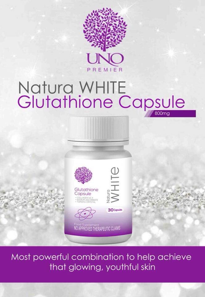 UNO Natura White Glutathione Capsule 800mg with Collagen, Vitamin C &  Tomato Crystal | Lazada PH