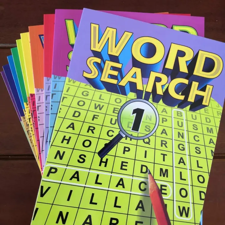 Spot Hot Sale Word Search Puzzle Book 168 Pages Of Wordsearch Large Print Word Hunt Activity Books Lazada Ph