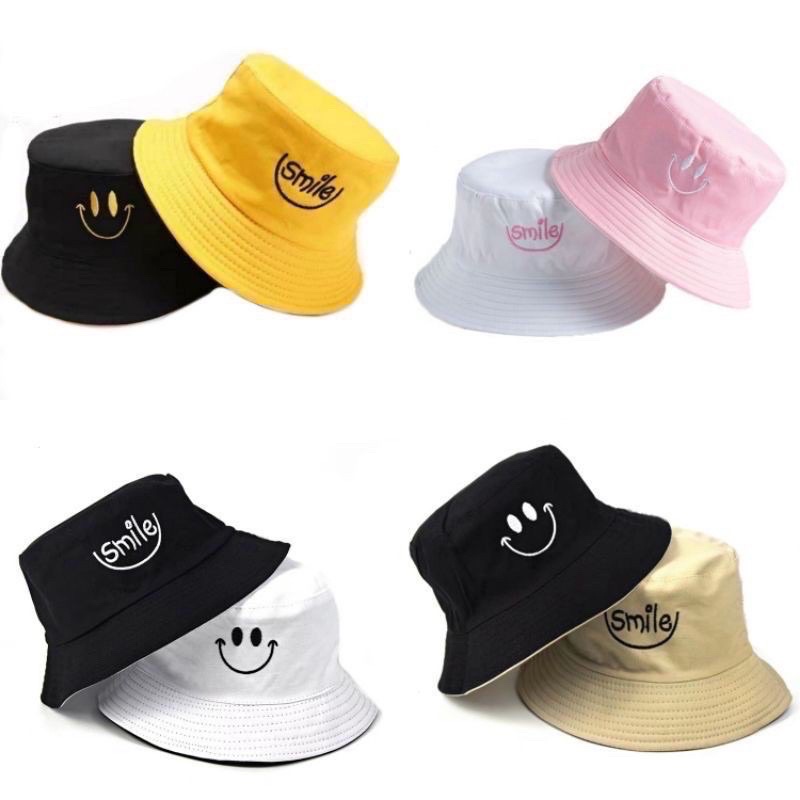 Double Sided Fashion Hip Hop Bucket Hat 