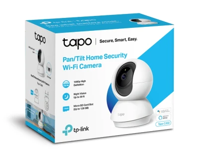 TP-Link Tapo C200 Pan/Tilt 360° 1080p 2MP Night Vision Home Security Wi-Fi Camera