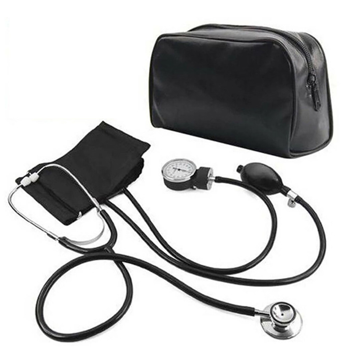 aneroid-sphygmomanometer-blood-pressure-measure-device-kit-cuff