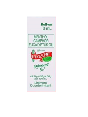 Genuine Efficascent Relaxscent Oil (3mL) Expiration Date: 09/2023 ...