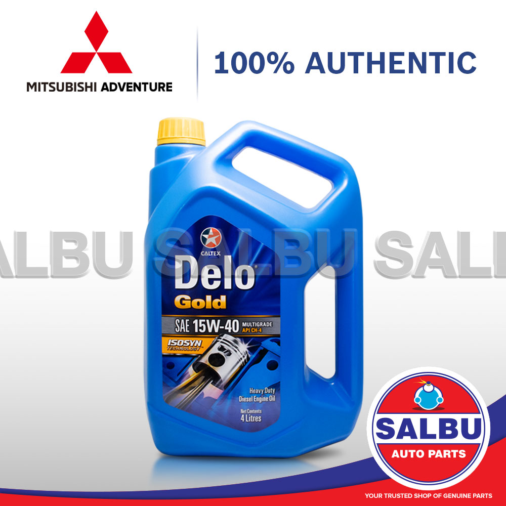 OIL CHANGE BUNDLE FOR MITSUBISHI ADVENTURE 1998PRESENT 5L CALTEX DELO