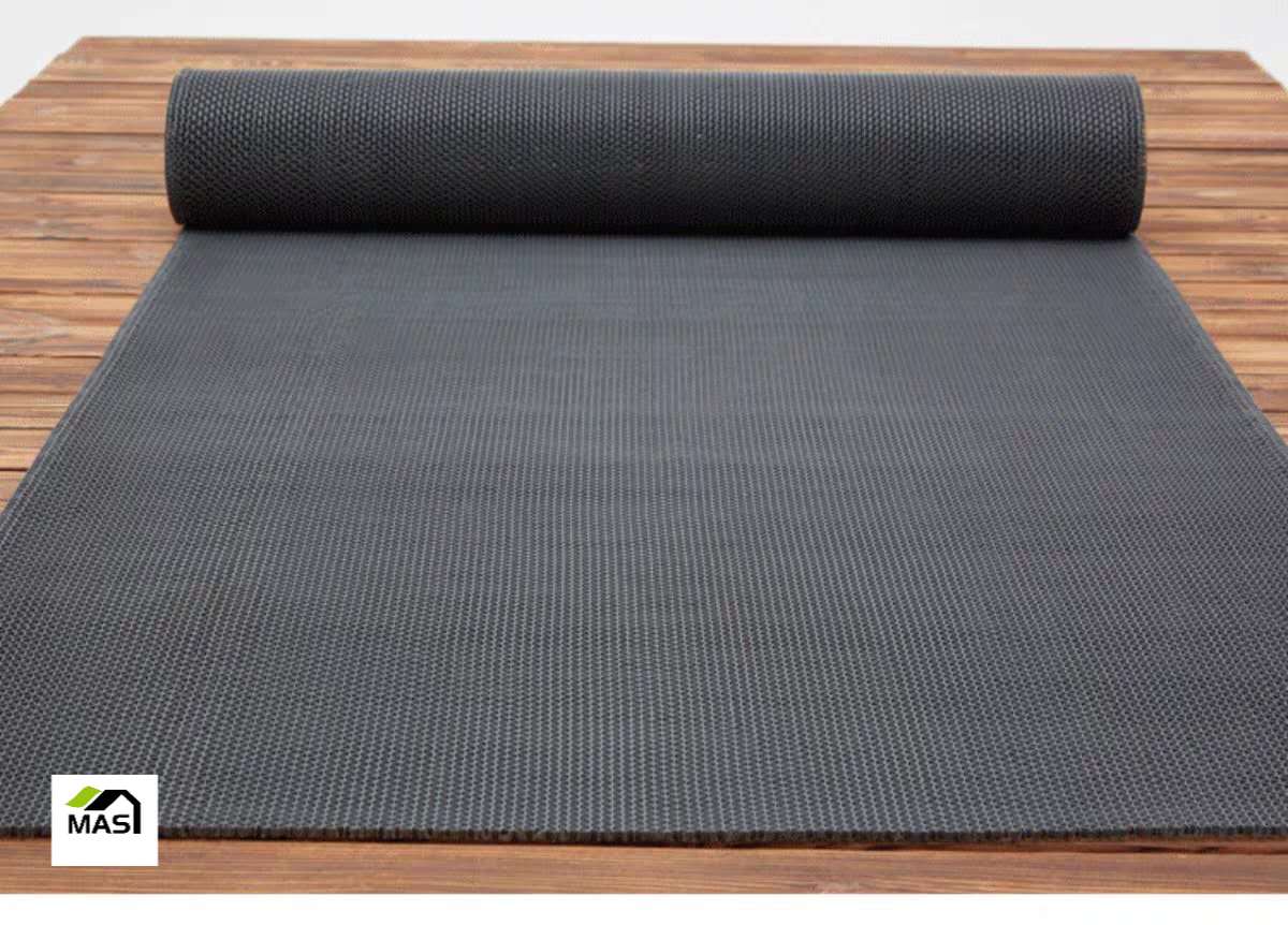 MAS GOODS S Matting PVC Anti Slip Rubber Matting (0.9 Meter Wide X 1