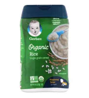 Single Grain Cereal, Organic Rice, 8 oz (227 g) from USA