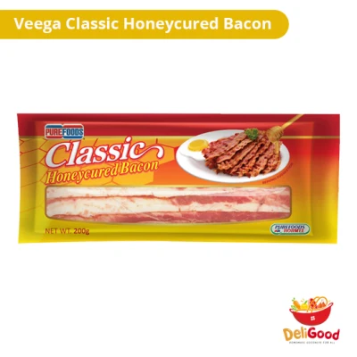 PureFoods Classic Honeycured Bacon 200g