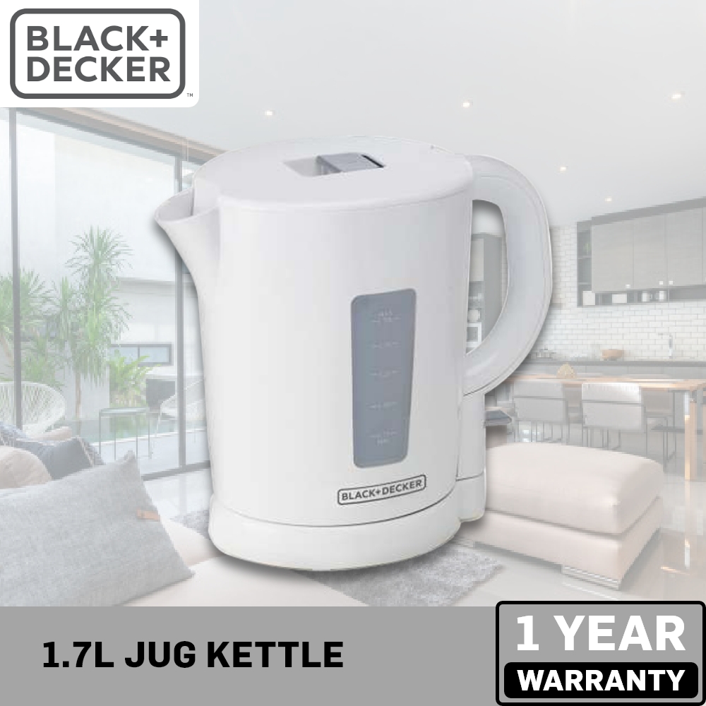 Black and Decker JC250 220-240 Volt 1.7 Liter Jug Kettle - World