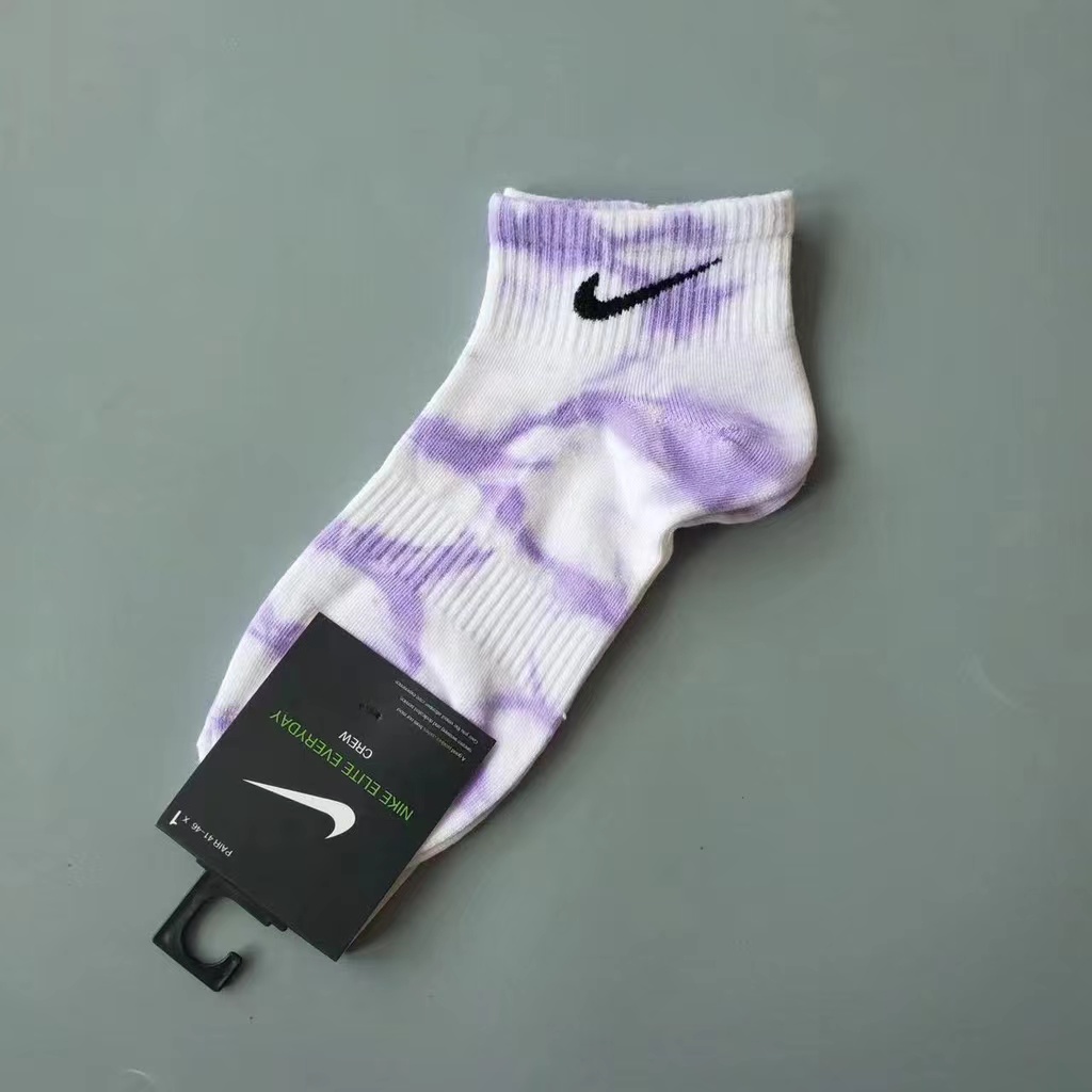 Unisex High Cut Colorful Cotton Socks Tie Dye Socks For Men Tie Dye
