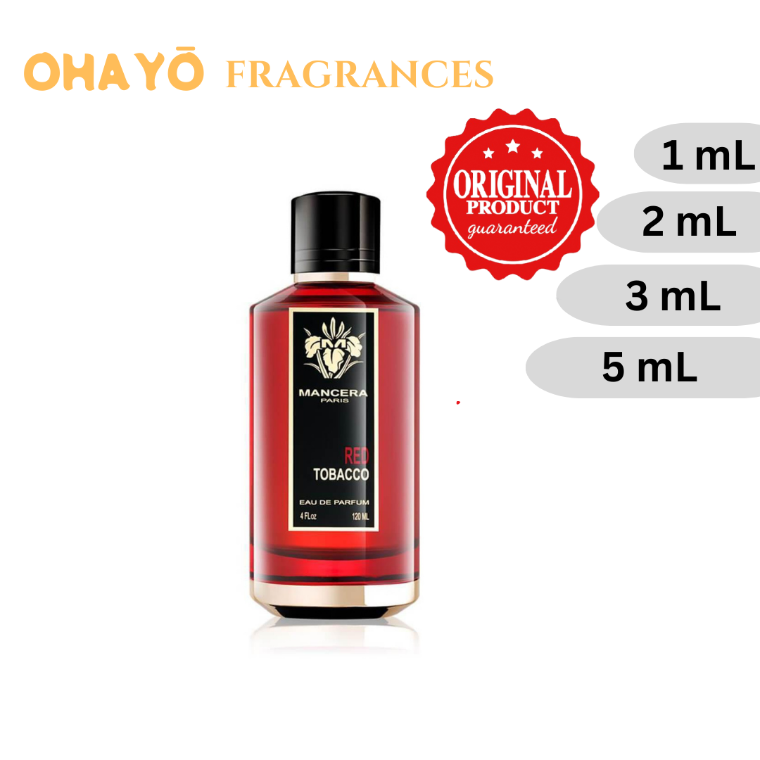 Mancera Red Tobacco EDP Decant 1ml 2ml 3ml 5ml 10ml Edp Fragrance Decant  Sizes - Lazada