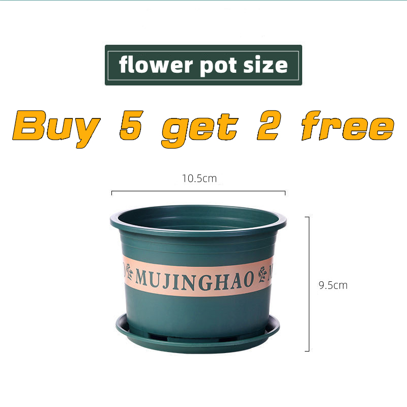 Planting gallon flower pots household flowerpots thickened plastic