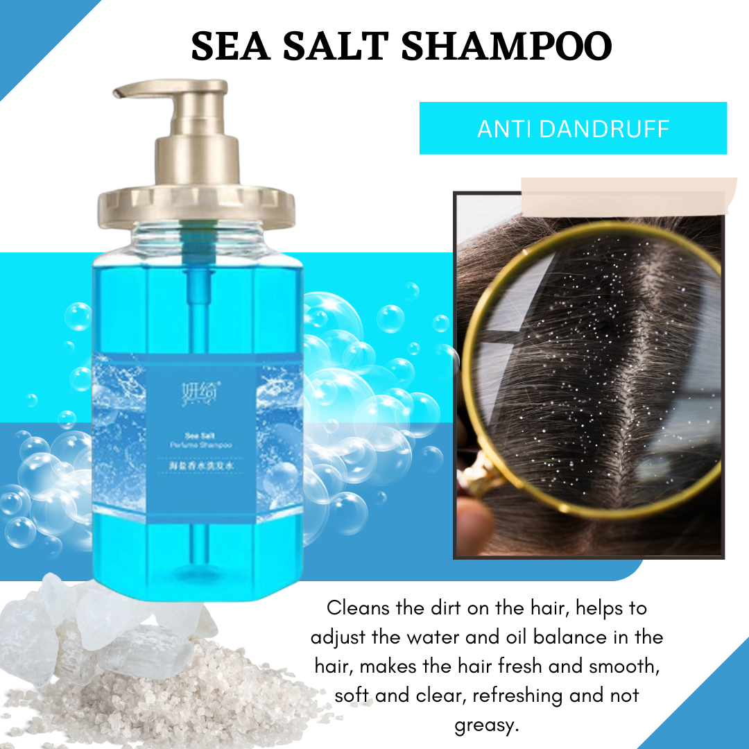 [authentic] Sea Salt Anti Dandruff Shampoo For Scalp Itching And