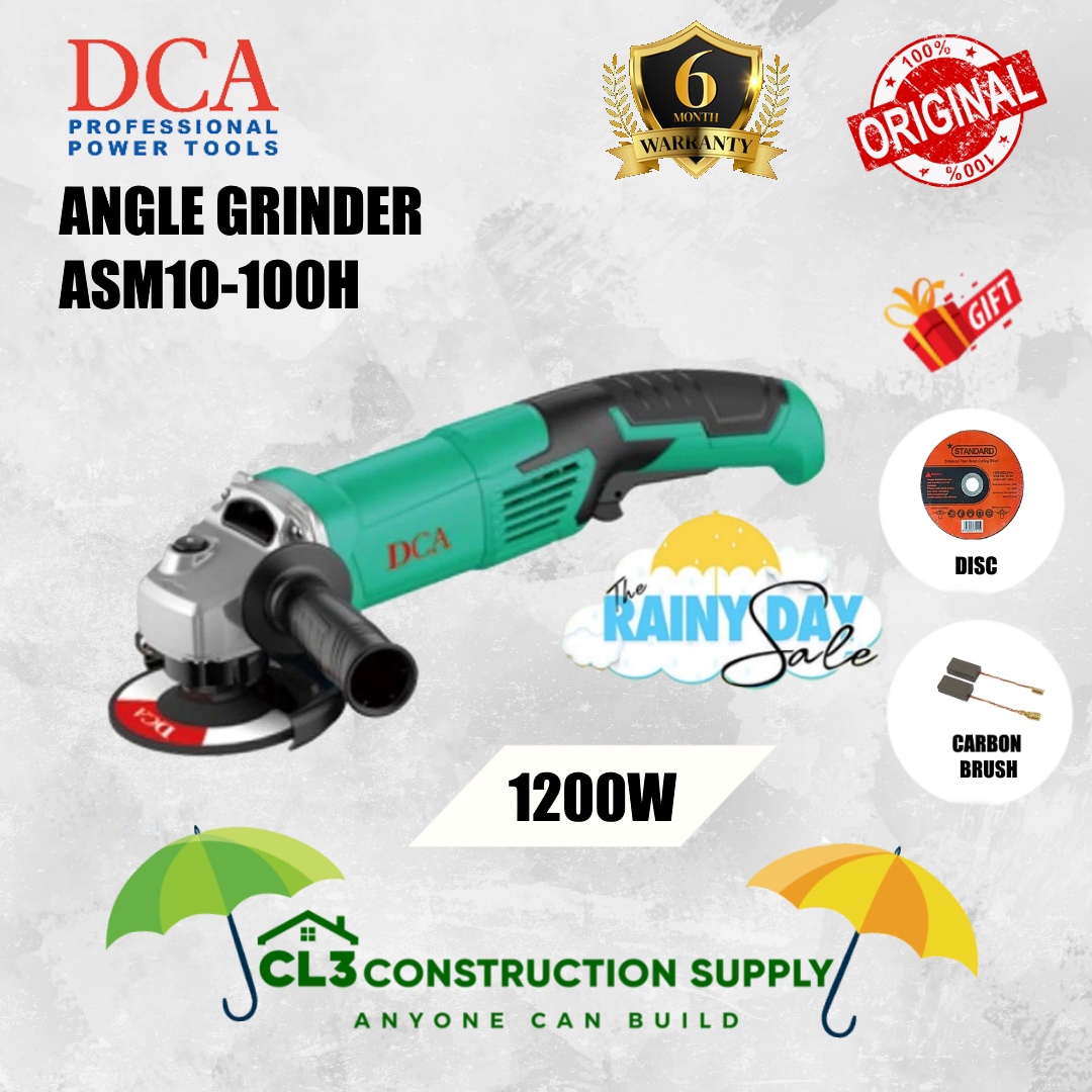 DCA POWER TOOLS ANGLE GRINDER ASM10100H Lazada PH