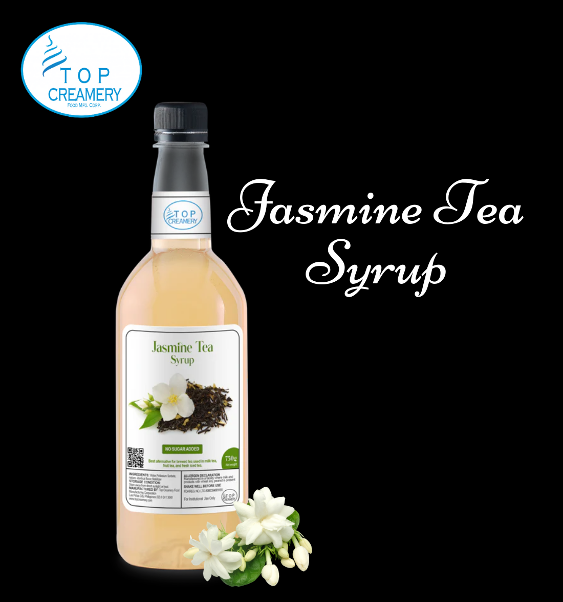 JASMINE TEA SYRUP 750ml Lazada PH
