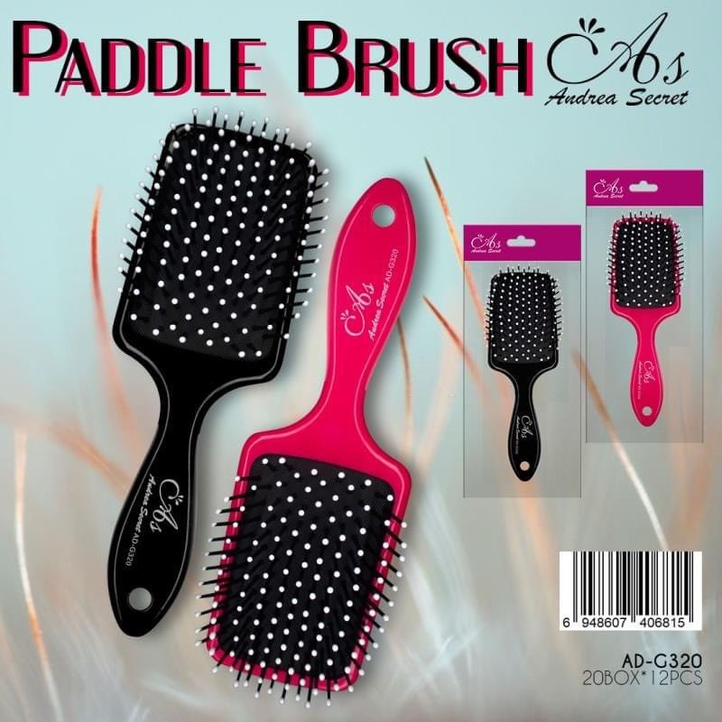 Andrea Secret Paddle Hair Brush For Hair Styling and Hair Color Available  in Colors Black and PinkyJz | Lazada PH