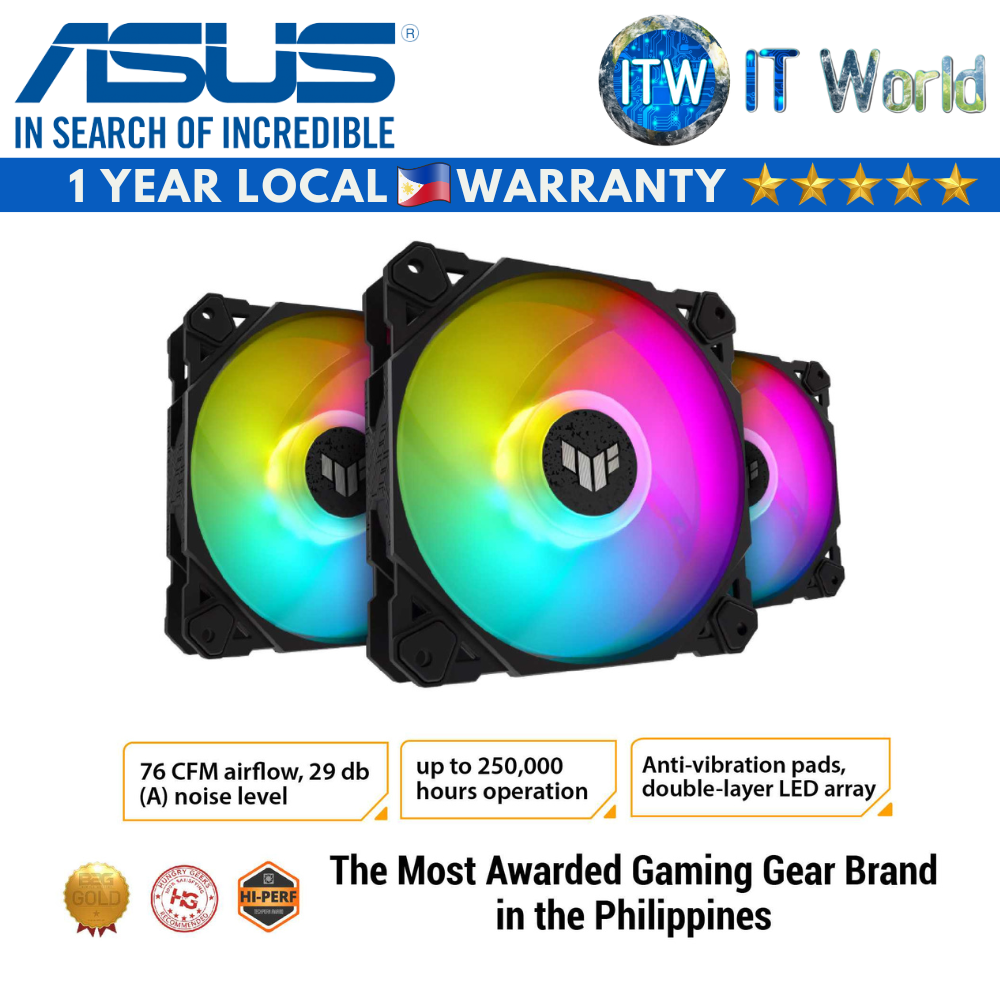 ITW ASUS TUF Gaming TF120 120mm ARGB fan Single Pack (Advanced fluid