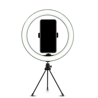10 inch LED Ring Light with Tripod Stand Kit for Camera Phone Selfie Video Live Stream Mobile Phone Fill Light thumbnail