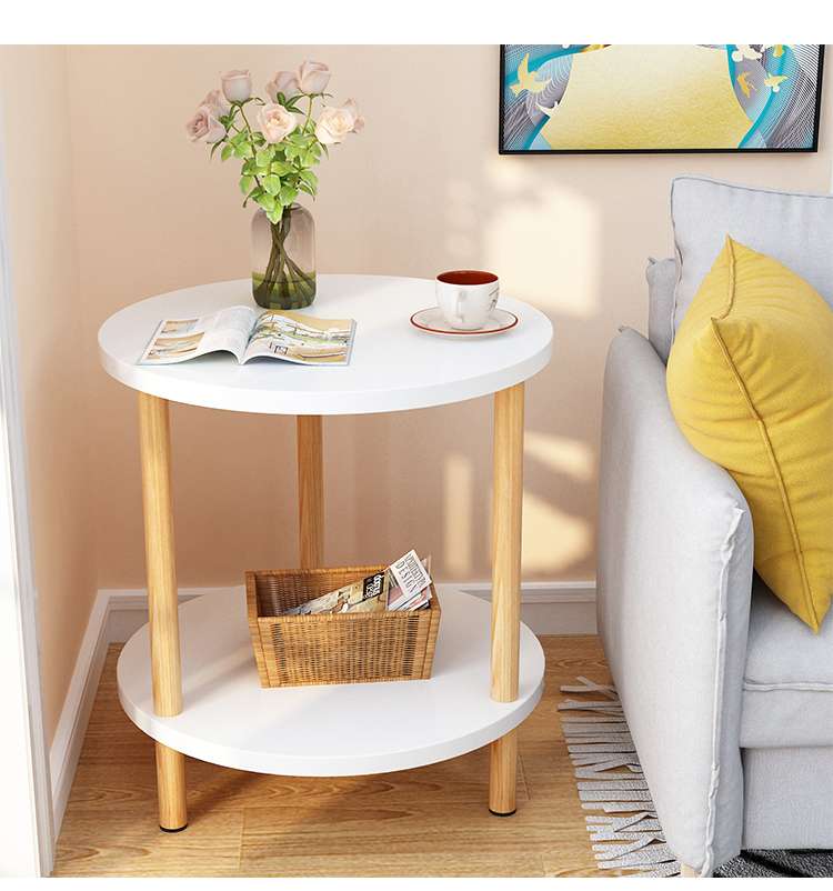 STVN Living Room Side Tables Loft Coffee Table Sofa Round Side Entrance