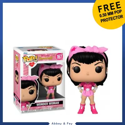 Funko Pop! Heroes: Breast Cancer Awareness - DC Bombshells Wonder Woman - Sold by Abbey & Fey