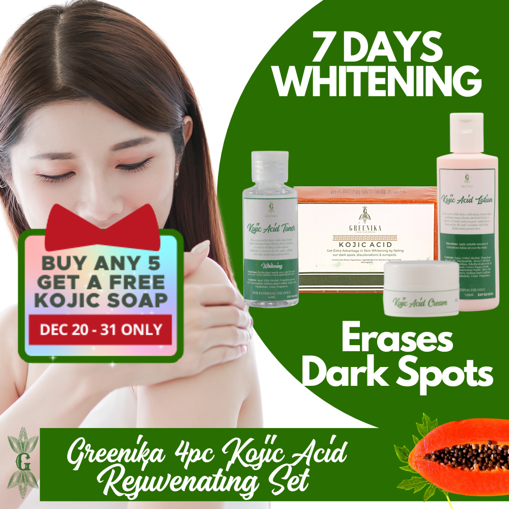 [ Kojic Rejuvenating Set Original ] Greenika Kojic Set Whitening Set