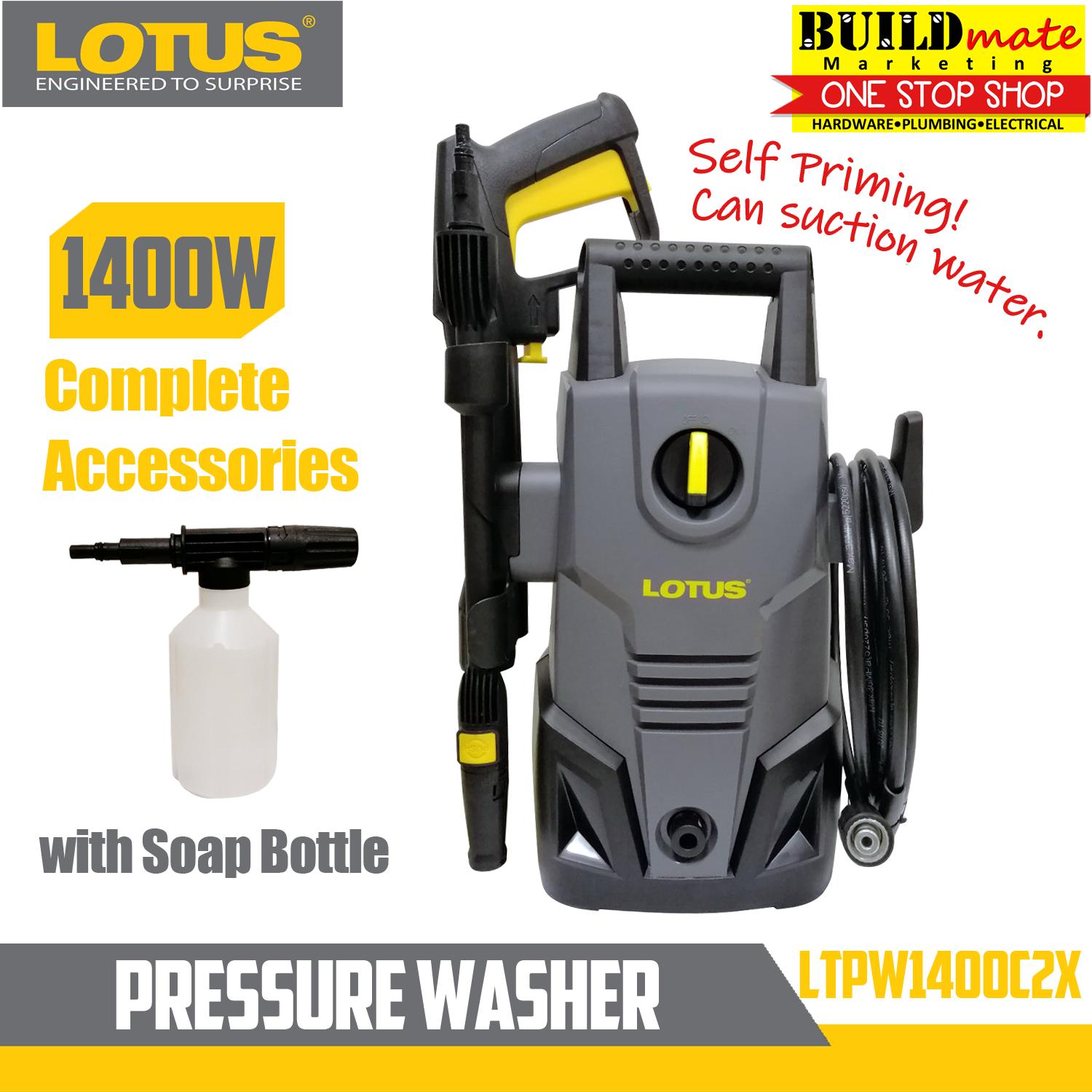 LOTUS PACKAGE Pressure Washer 1400W & Vacuum Cleaner 3Gallon review and