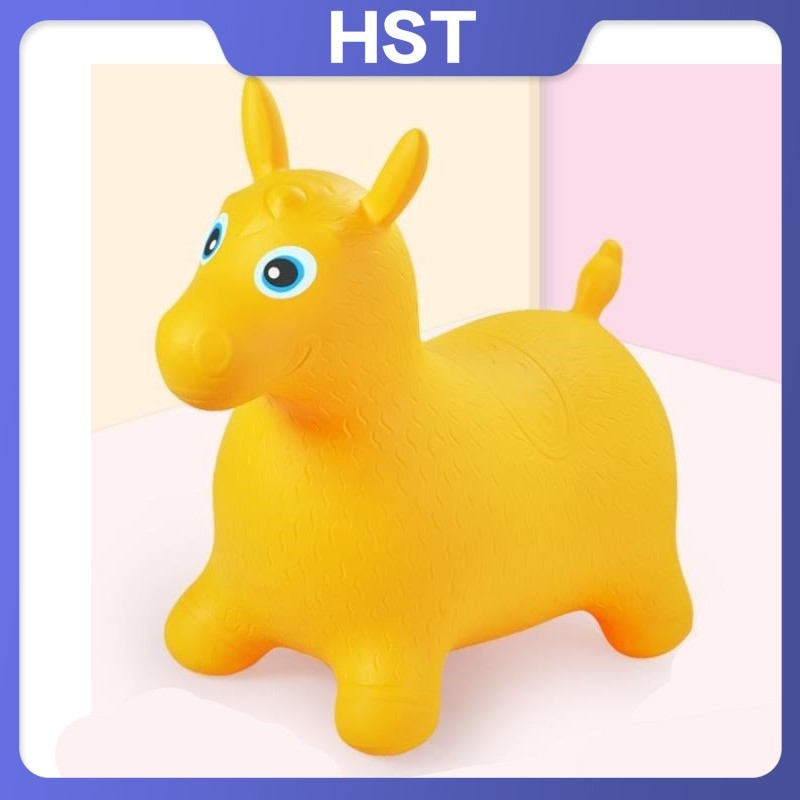 Bouncy Donkey Animal Kiddie Inflatable Toys Jumping Horse RideOn Toy