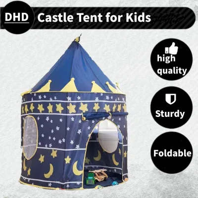 hot ⭐DHD⭐ Portable kid camping tent castle tent Pop Up Play Tent For Kids