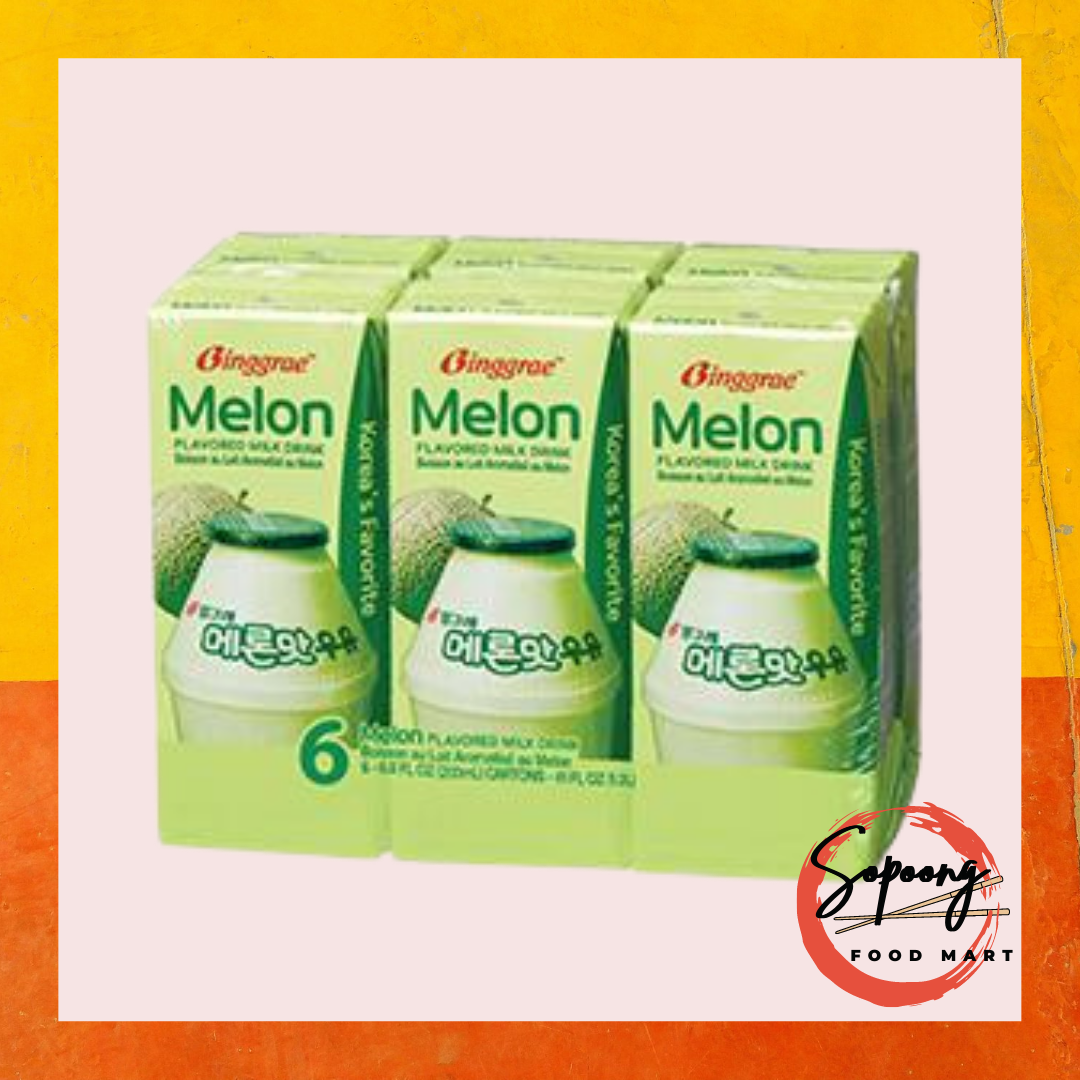 Binggrae Melon Flavoured Milk 200ml (6pcs) Lazada PH