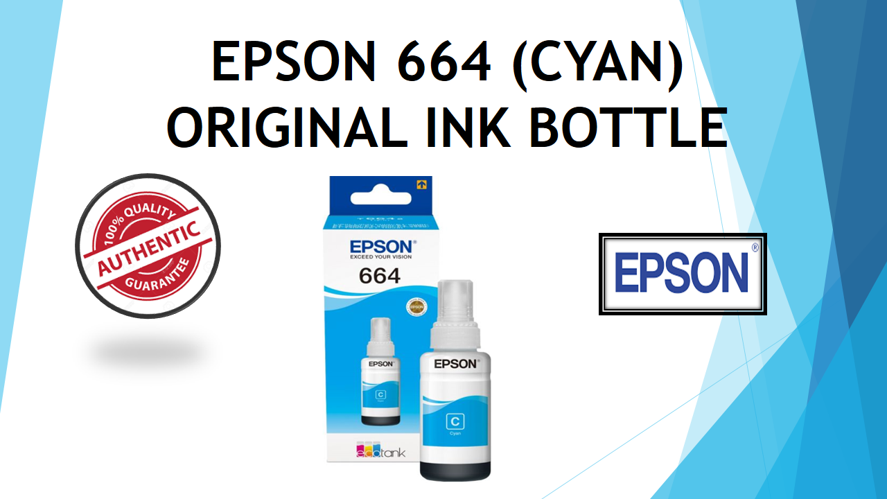 Epson 664 Cyan (T6642) Ink Bottle 70 ml Lazada PH
