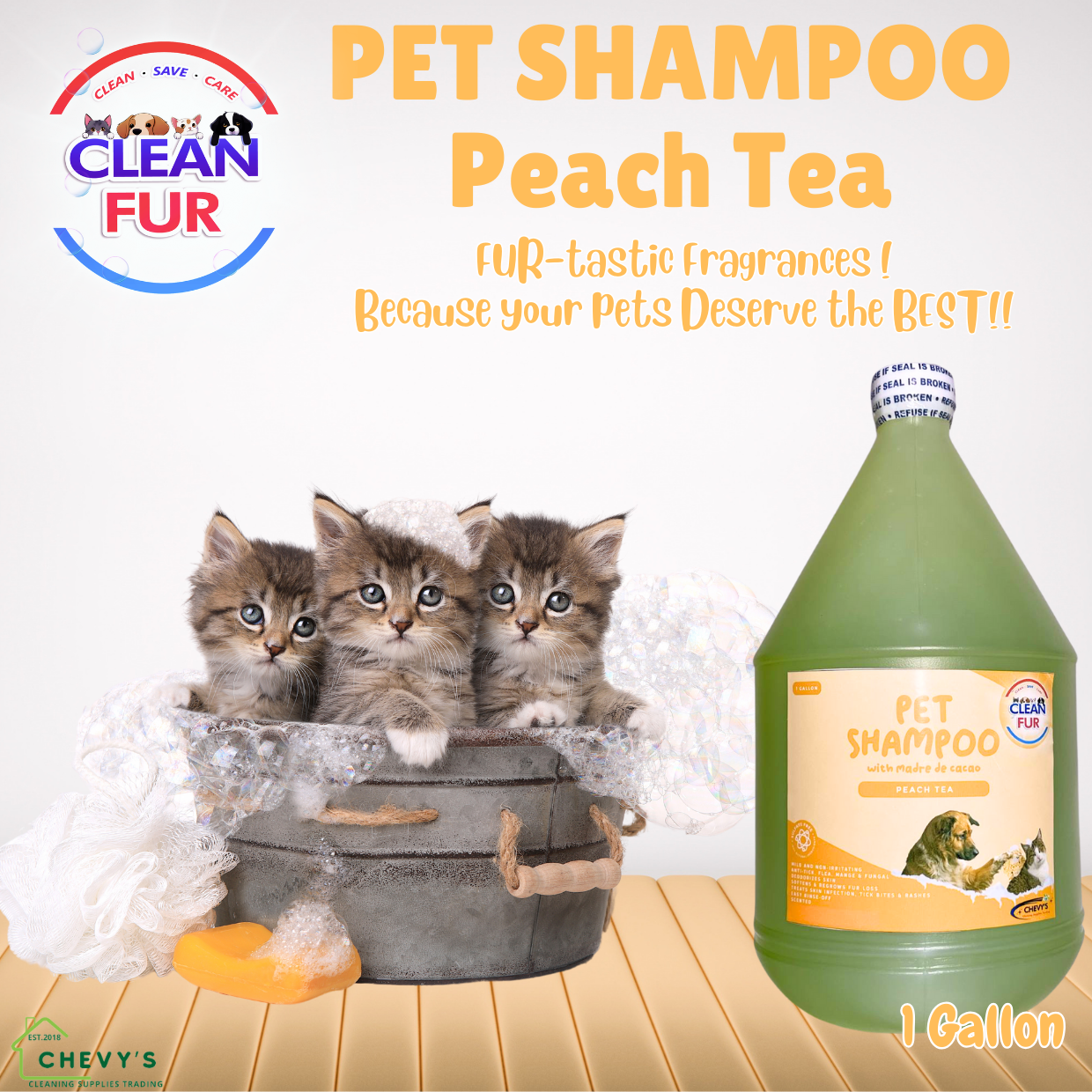 Snapshot of Cat Flea Shampoo With Peach Kernel Oil And Aloe Vera Oil