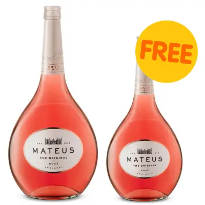 Mateus Rose (Magnum) 1.5L free Mateus Rose 750ml Rose Wine