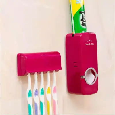 SWEET SALE Dust Proof Toothpaste with Toothbrush Holder Organizer Set