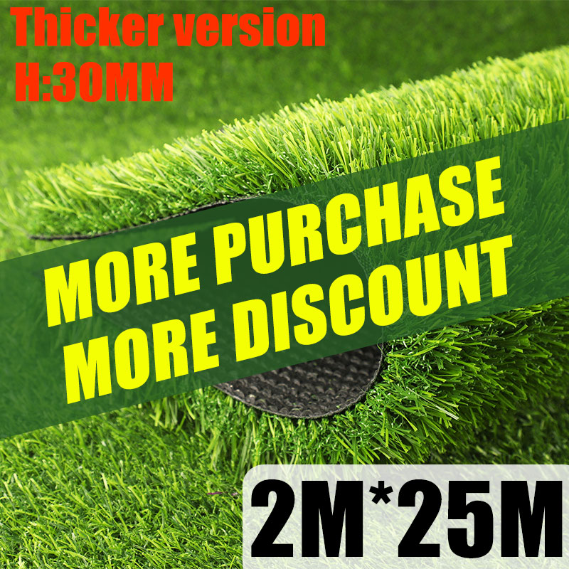 POC Artificial grass mat Carpet Premium Lawn2*5M fake grass for outdoor