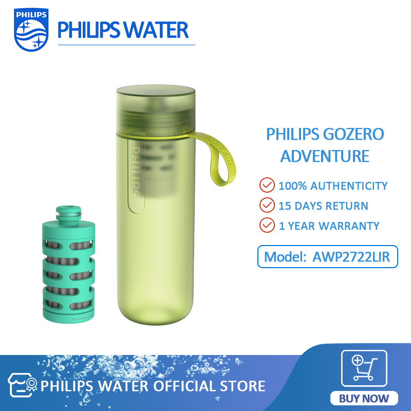 Philips GoZero AWP2722LIR 590ml Active Water Bottle w/ Adventure