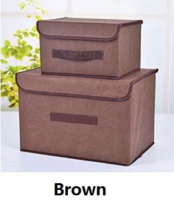 2 in 1 Foldable Storage Box Organizer